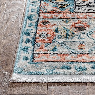 Well Woven Indira Manor Vintage Bohemian Medallion Area Rug