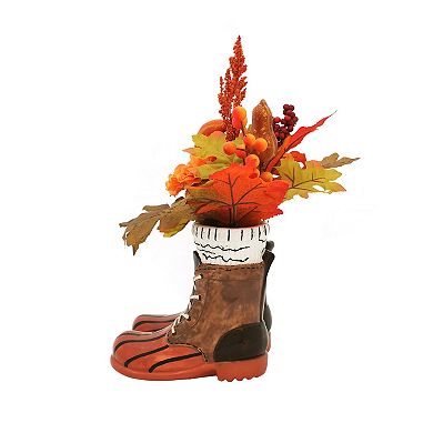 Celebrate Together™ Fall Ceramic Fall Boot Botanical Home Decor