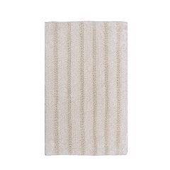 Knightsbridge Square Honeycomb 100% Cotton Reversible Bath Rug 17 X 24  Natural