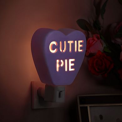 Mr Christmas Valentine Faux Candy Heart Cutie Pie Nightlight