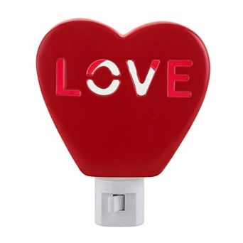 Mr Christmas Valentine Faux Candy Heart Love Nightlight