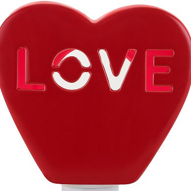 Ms. Valentine Faux Candy Heart Love Nightlight