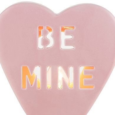 Mr Christmas Valentine Faux Candy Heart Be Mine Nightlight