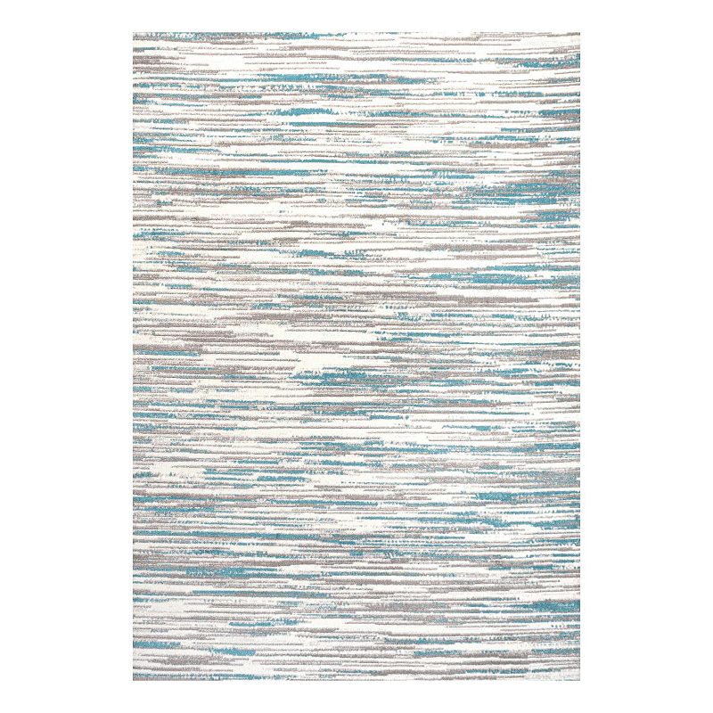 Speer Abstract Stripe Rug, Grey, 5X8 Ft