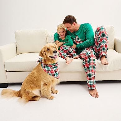 Boys 8-20 Jammies For Your Families® Merry & Bright Tree Top & Bottom Pajama Set in Regular & Husky