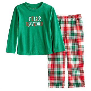 Jammies For Your Families Merry Bright Feliz Navidad Pajama