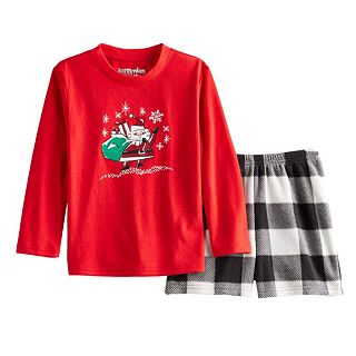 Boys christmas pajamas online shorts