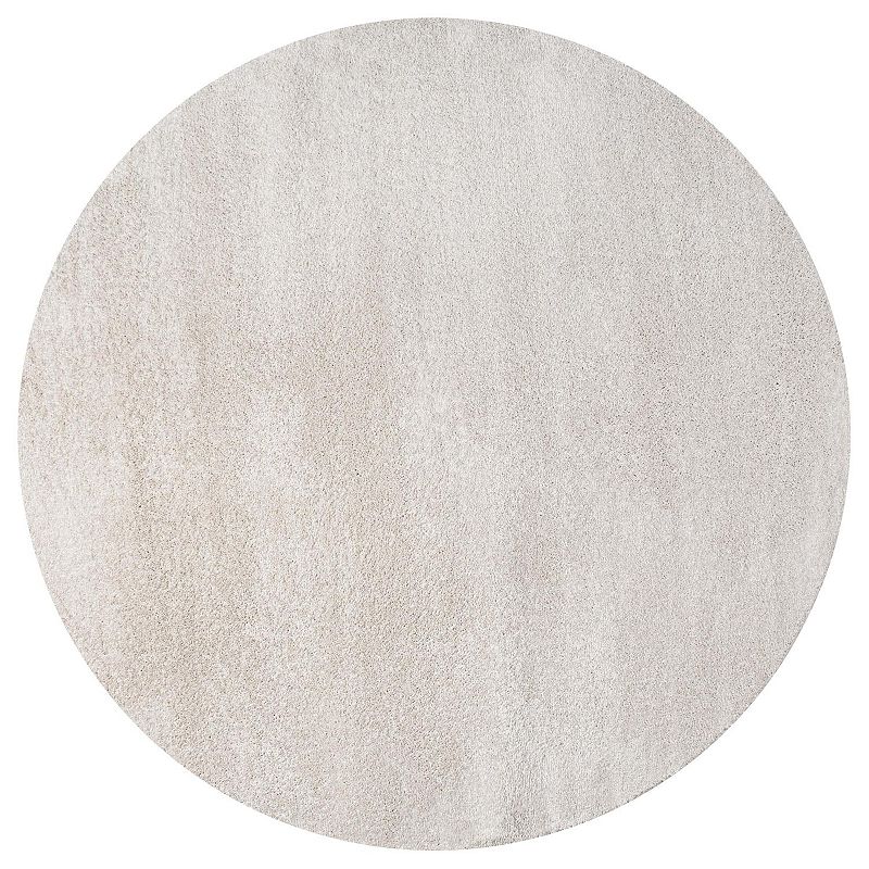 Haze Solid Low Pile Area Rug Ivory 9' x 12'