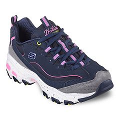 Skechers D'lites - Blooming Path Walking Sneakers From Finish Line in Black