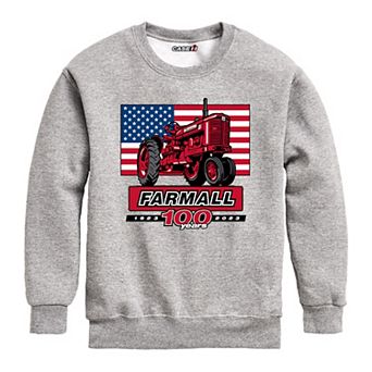 Boys 8-20 Case IH Darmall 100 Years Crew Fleece Sweatshirt