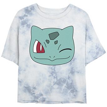 Juniors' Pokémon Bulbasaur Face Graphic Tee