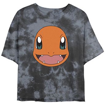 Juniors' Pokémon Charmander Big Face Graphic Tee