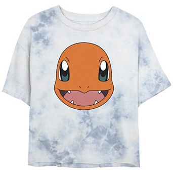 Juniors' Pokémon Charmander Big Face Graphic Tee