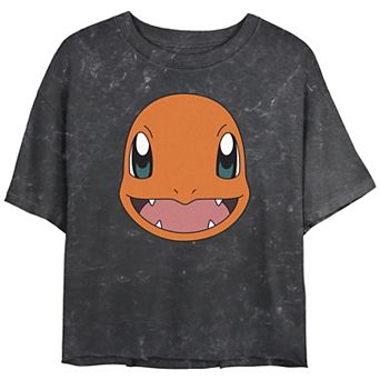 Juniors' Pokémon Charmander Big Face Graphic Tee