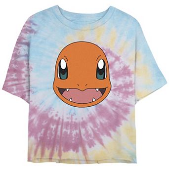 Juniors' Pokémon Charmander Big Face Graphic Tee