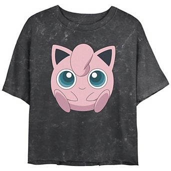 Juniors' Pokémon Jigglypuff Big Face Graphic Tee
