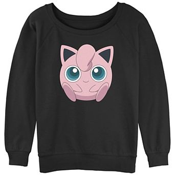 Juniors' Pokémon Jigglypuff Big Face Graphic Sweatshirt