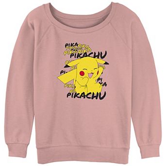 Juniors' Pokémon Pikachu Laughing Graphic Tee