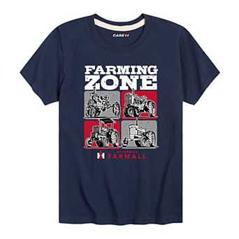 Boys 8-20 Case IH Farming Zone Graphic Tee