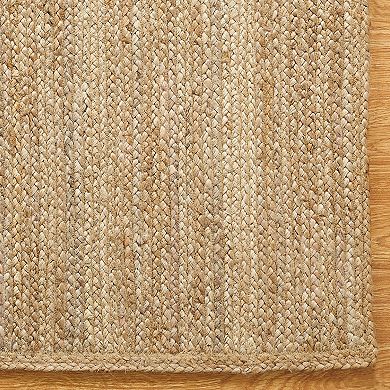 SUPERIOR Braided Jute Indoor Area Rug