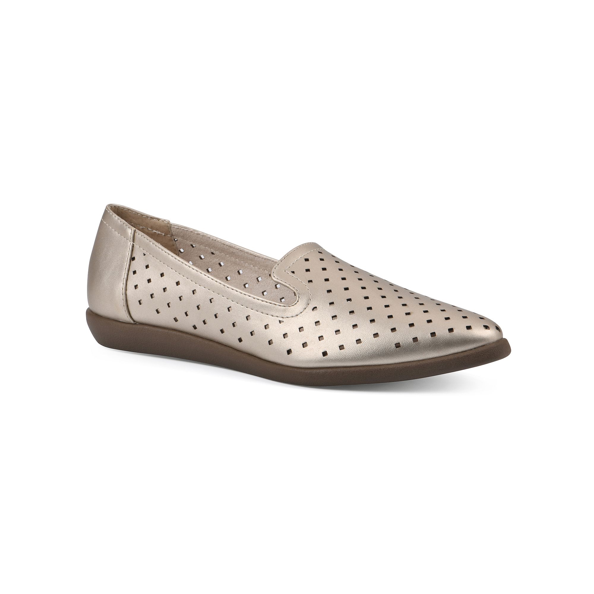 Cliffs by White Mountain Melodic Womens Loafers, Size: 6, Platino Grey