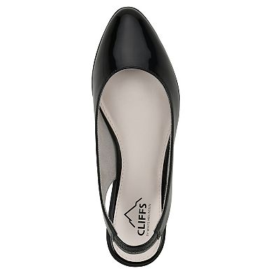 Cliffs by White Mountain Memory Women's Slingback Ballet Flats