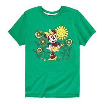 Disney's Minnie Mouse Boys 8-20 Flowers Graphic Tee