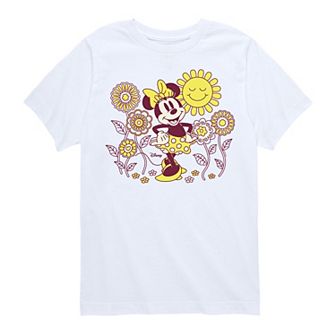 Disney's Minnie Mouse Boys 8-20 Flowers Graphic Tee