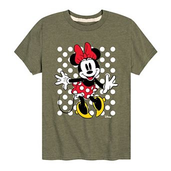Disney's Minnie Mouse Boys 8-20 Dots Graphic Tee