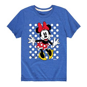 Disney's Minnie Mouse Boys 8-20 Dots Graphic Tee