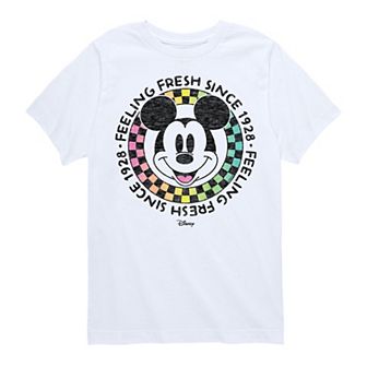 Disney's Mickey Mouse Boys 8-20 Fresh Checker Graphic Tee