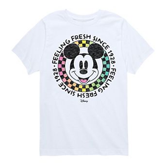 Disney's Mickey Mouse Boys 8-20 Fresh Checker Graphic Tee