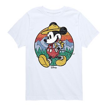 Disney's Mickey Mouse Boys 8-20 Hiking Graphic Tee