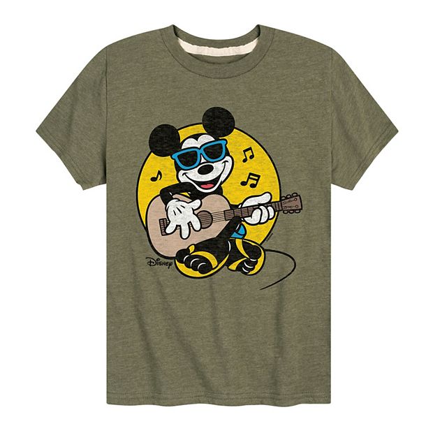 Mickey Mouse Red Yellow Disney Unisex Cartoon Graphic Casual