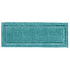 Piccocasa Microfiber Striped Bathroom Rugs Shaggy Soft Thick Water  Absorbent Bath Mat Blue White 17x24 : Target