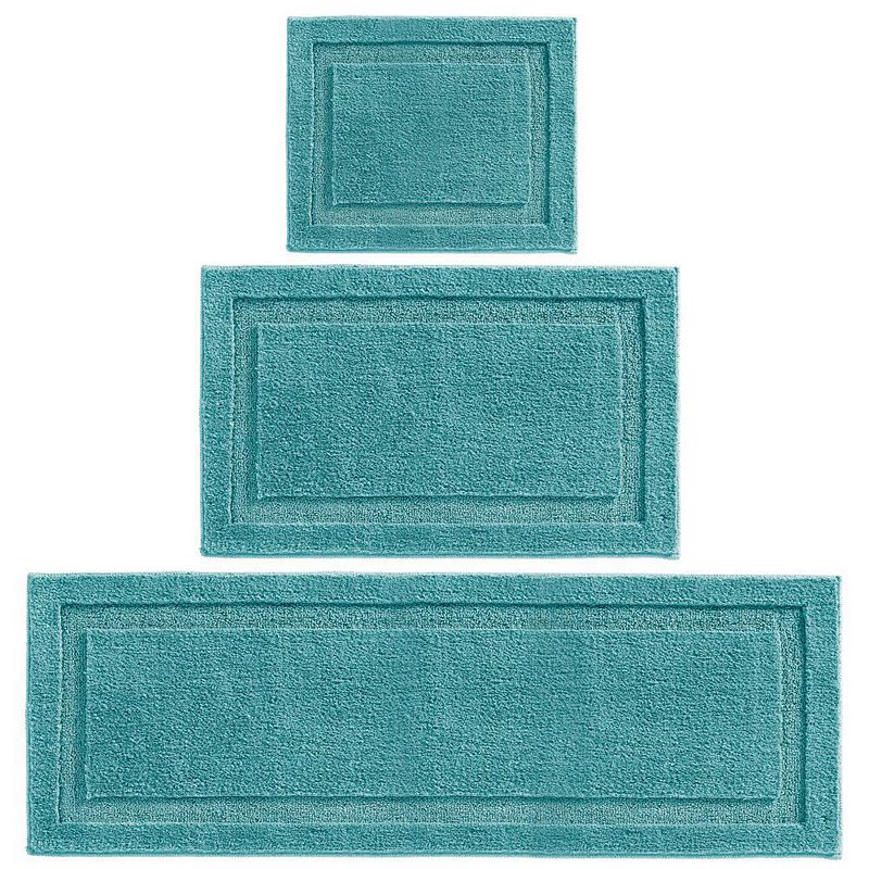 Soft Microfiber Non-slip Rubber Bath Mat Rug. Bathroom Mat. 34x21