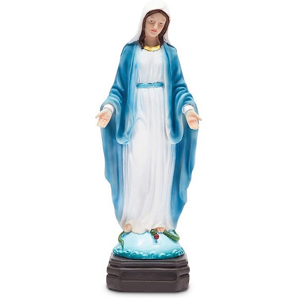 Juvale Religious Statue, Our Lady of Miracles Figurine, Christian Decor ...