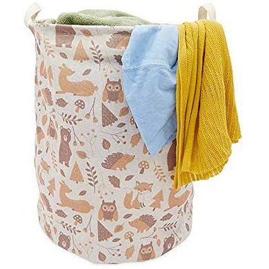 Okuna Outpost Collapsible Woodland Nursery Hamper with Handles (15.7 x 19.7 in)