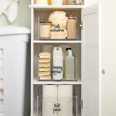 141 Laundry Stickers, Bathroom Labels for Home Organization (Water Resistant)