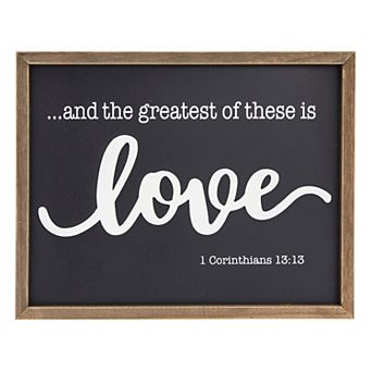Christian Wall Decor, Religious Bible Verse Home Bathroom Decoration 11.75x15”