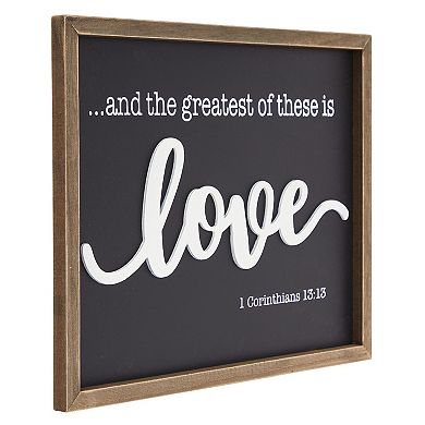 Christian Wall Decor, Religious Bible Verse Home Bathroom Decoration 11.75x15”