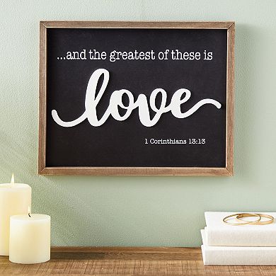 Christian Wall Decor, Religious Bible Verse Home Bathroom Decoration 11.75x15”