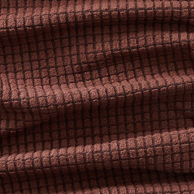 2 Pack Stretch Outdoor Cushion Covers for Patio Furniture and Sofas, Reversible (Medium, Dark Brown)