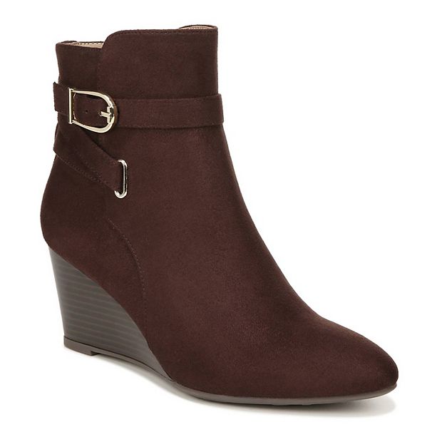 Kohls womens wedge boots best sale