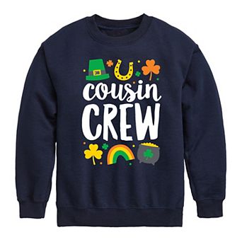 Boys 8-20 St. Patricks Day Cousin Crew Fleece Sweatshirt