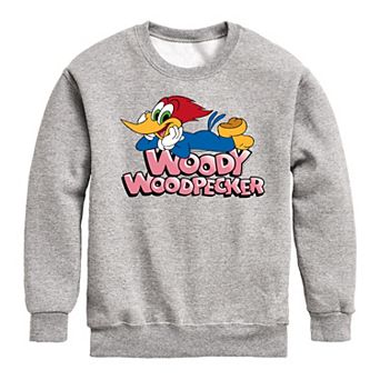 Boys 8-20 Woody Woodpecker Crew Fleece Sweatshirt