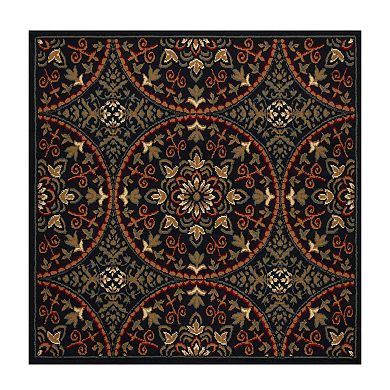 Superior Fancy Medallion Traditional Indoor Area Rug