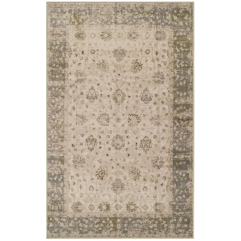 Superior Conventry Abstract Floral Indoor Area Rug, Beig/Green, 8X10 Ft