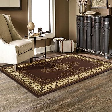 Superior Kensington Traditional Medallion Indoor Area Rug