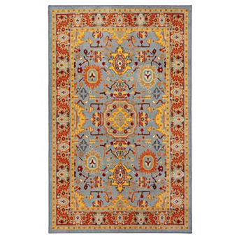 Superior Hadar Non-Slip Medallion Indoor Area Rug